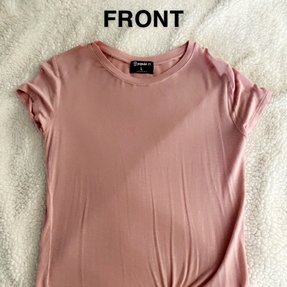 Popular 21 Pink Top/Size Large